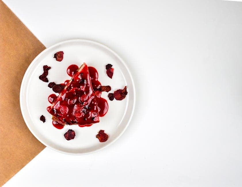 Enkel bringebærsirup