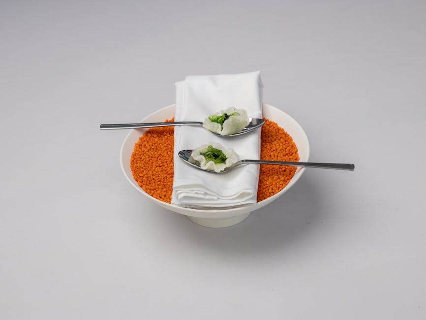 Vegetarboller med linser og sopp