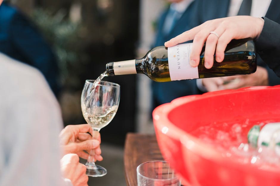 Forfriskende hvitvinspunch med lime