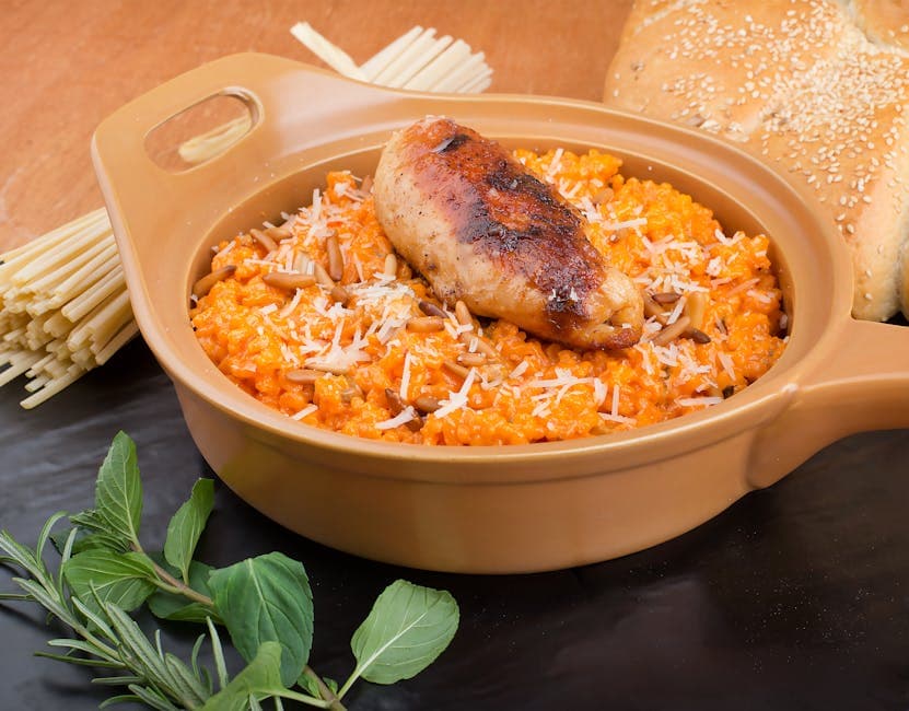 Kremet orzo med gulrot og rosmarin