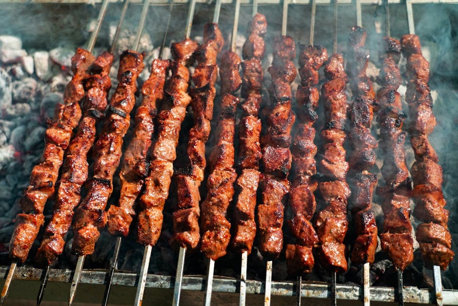 Grillede biffspyd (Anticuchos de Lomo)