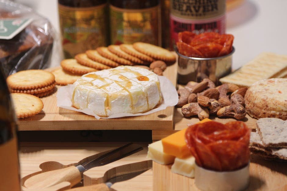 Kremet cheddarost med portvin og kjeks