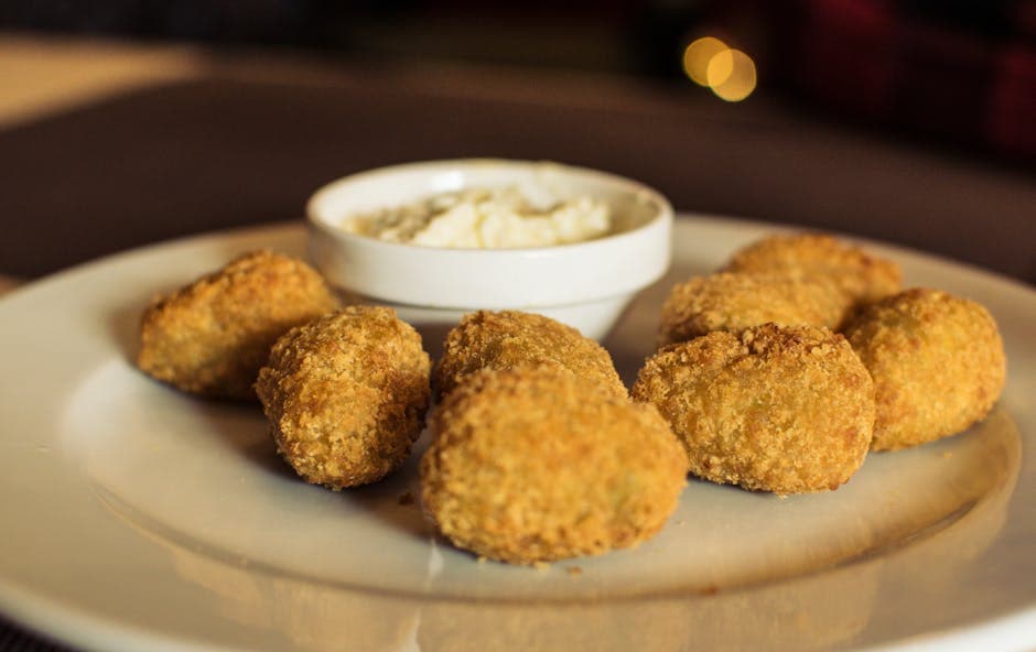 Sprø hushpuppies med ølrøre