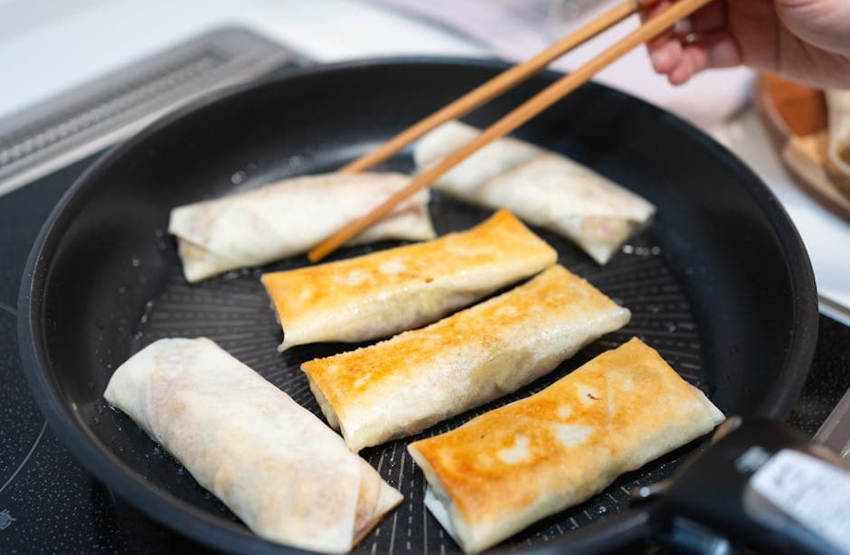 Philly Cheesesteak-vårruller på pinne