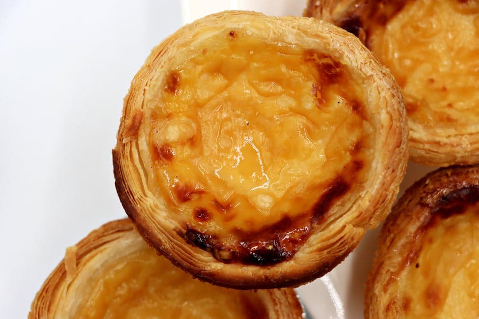 Portugisiske eggekremkaker (Pastéis de Nata)
