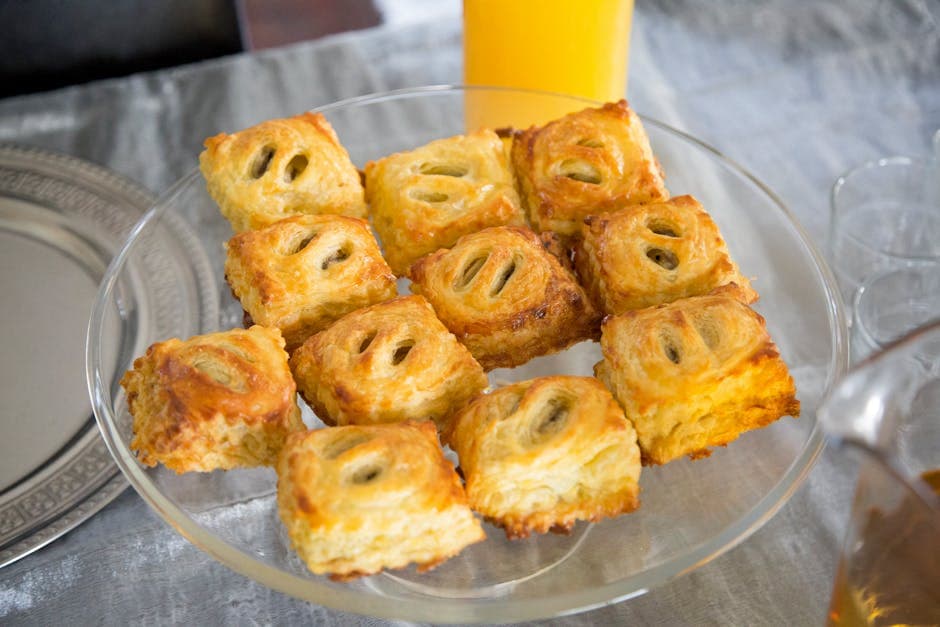 Mini cheeseburger-puffer med butterdeig