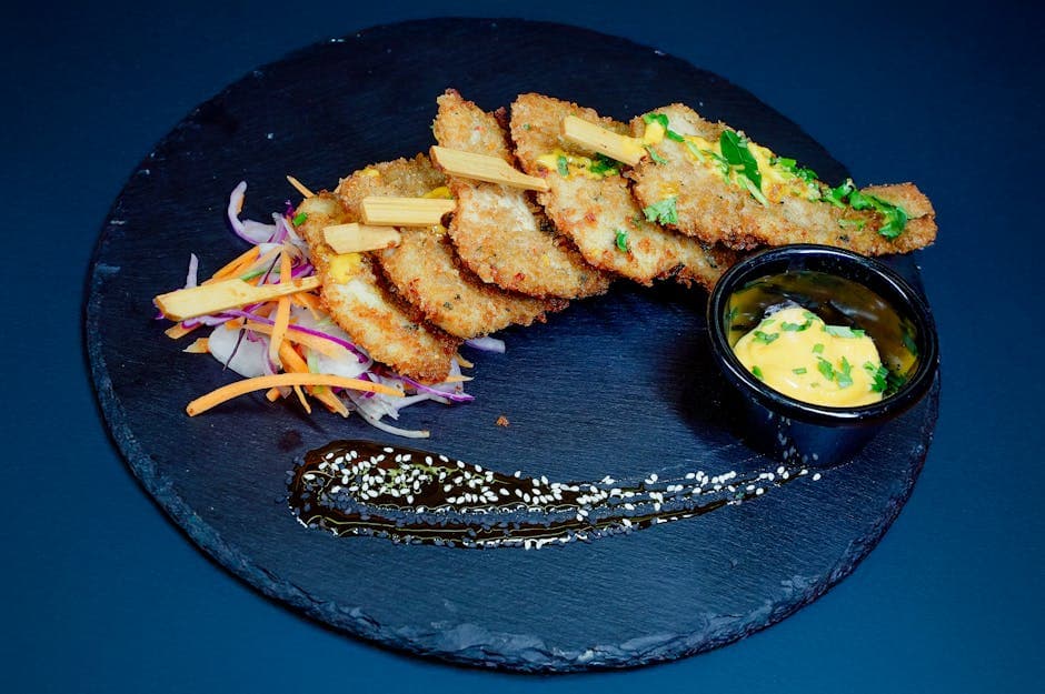 Kylling med spisskummen, cotijaost og mango-hvitløkssaus