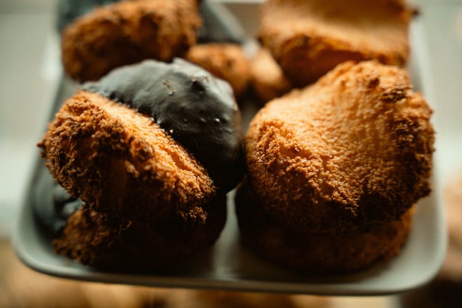 Sjokoladetrekte kokosmakroner