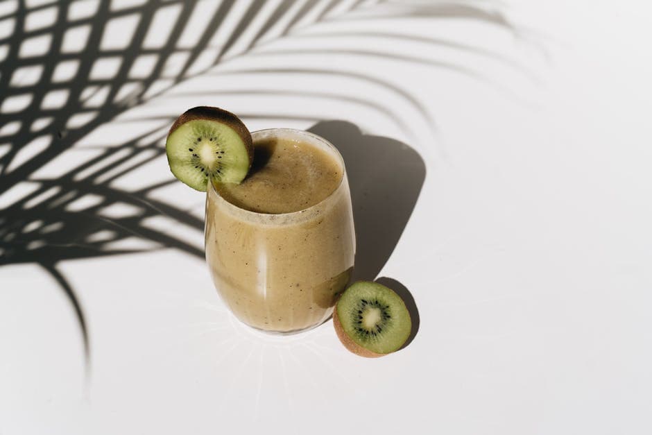 Kiwi- og ingefærsmoothie med protein