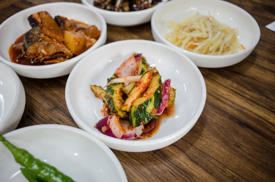 Frisk og fermentert kimcheesalat