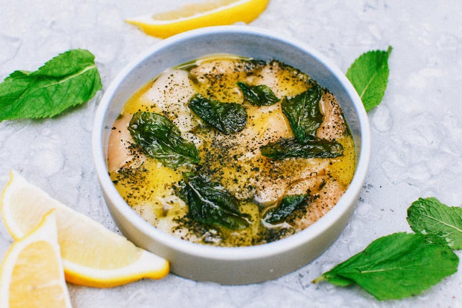 Jerusalemsartichokksuppe med sitron og safran