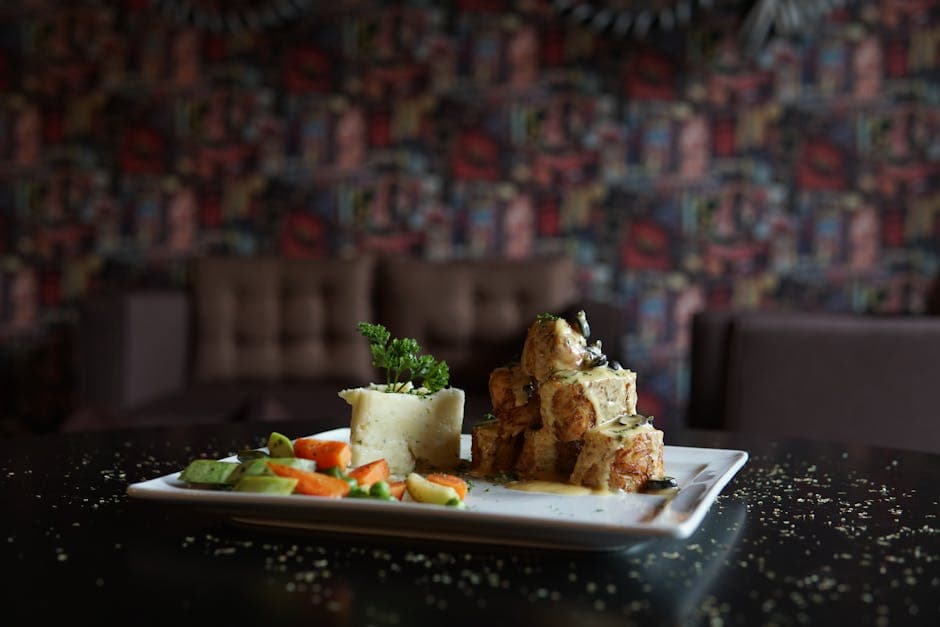 Røstede grønnsaksnapoleoner med ricotta og mozzarella