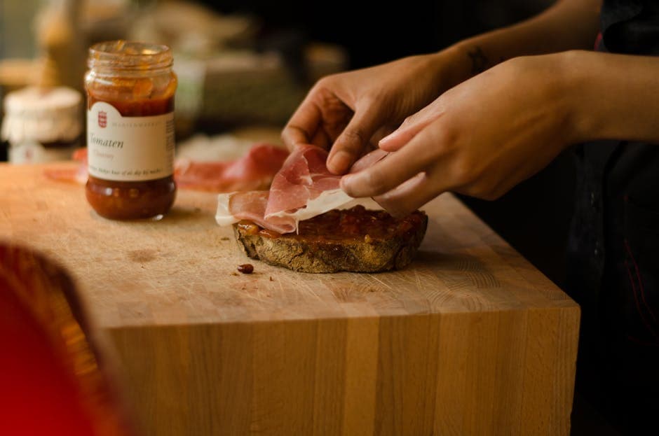 Fig- og prosciuttosandwiches