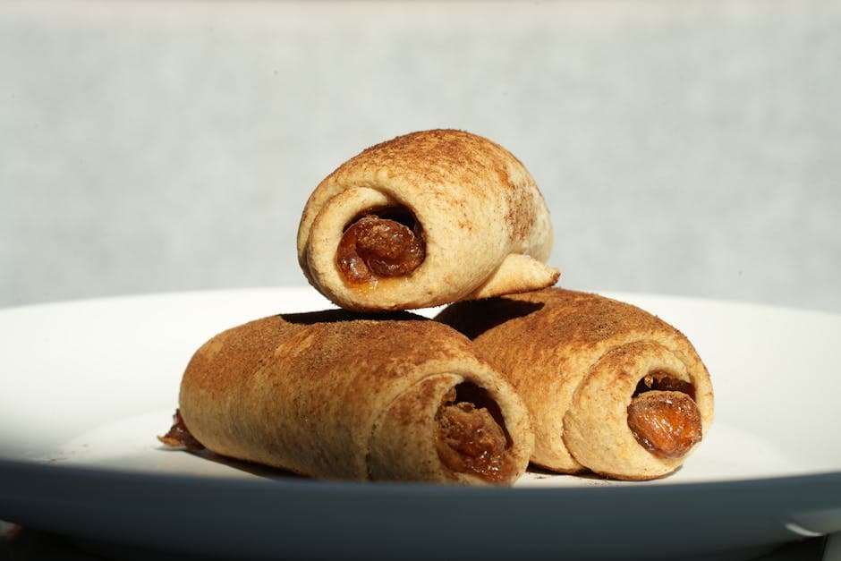 Kanelruller av toastbrød