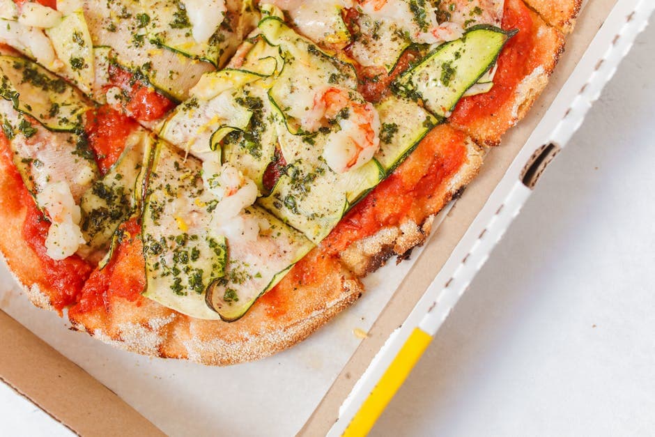 Prisvinnende pizza med pancetta og squash