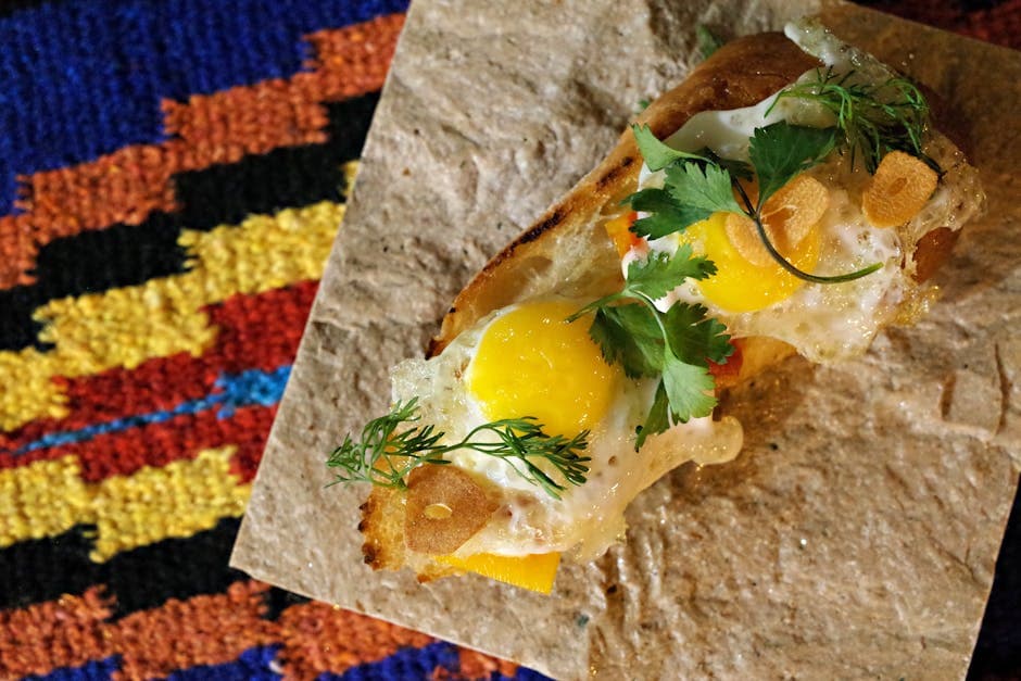 Sabich: Israelsk frokostsmørbrød med aubergine og egg