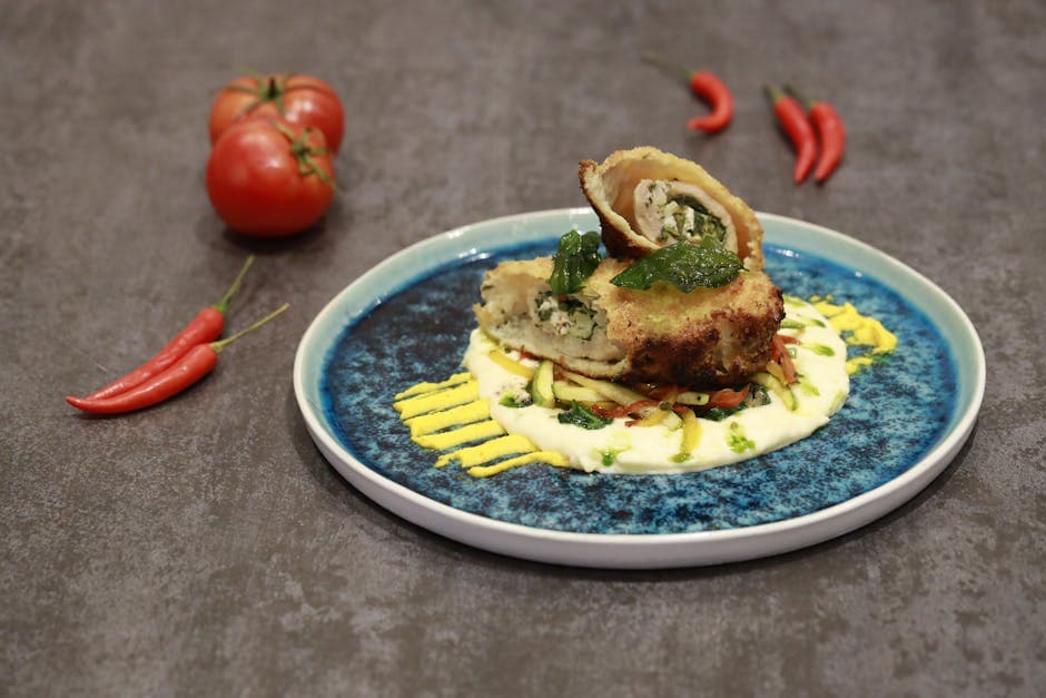 Klassisk Kylling Kiev med urtesmør