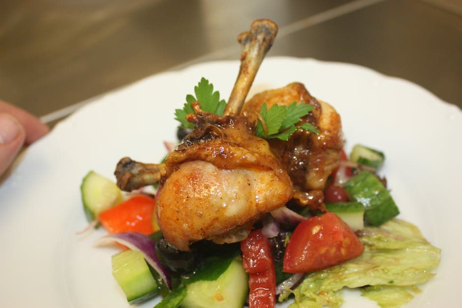 Grillet kyllingbryst Cacciatore med polenta