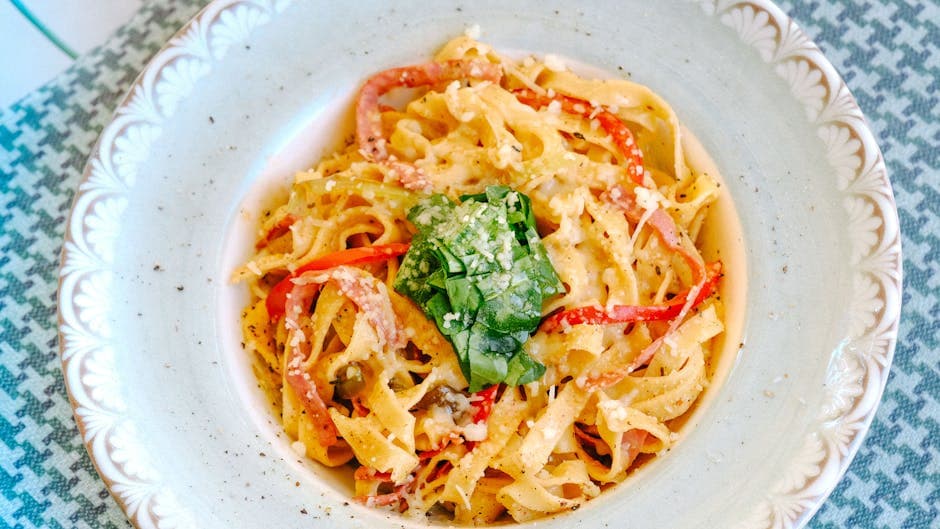 Fargerik pepperpasta med paprika