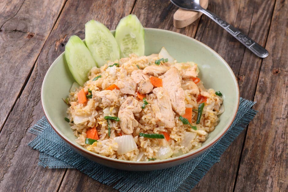 Kylling Asopa med ris og grønnsaker