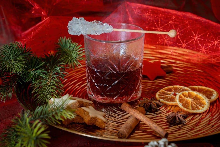 Krydret tranebærpunsj med rødvin