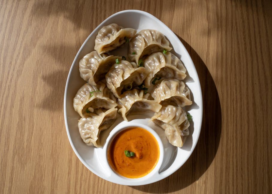 Enkle rekepotstickers med dipsaus