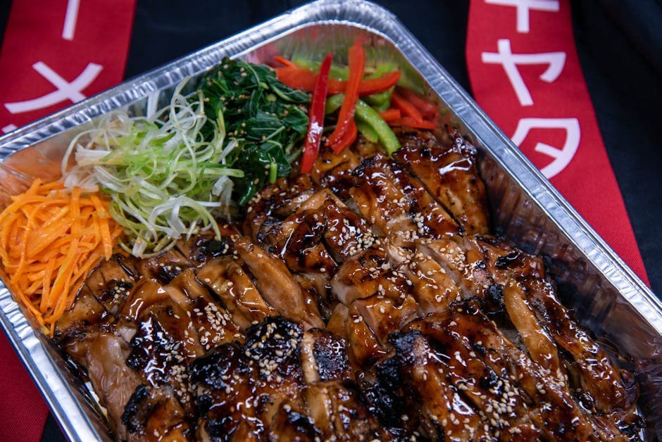 Kinesiske spareribs med teriyaki-glasur