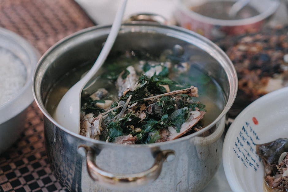 Soyasimret collard greens med eplecidereddik