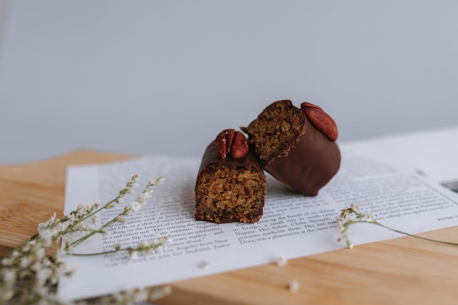 Gammeldags sjokoladekake med pekannøtter