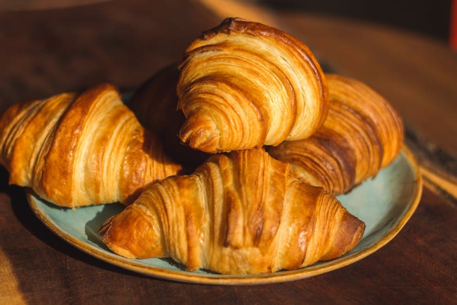 Klassiske hjemmelagde croissanter