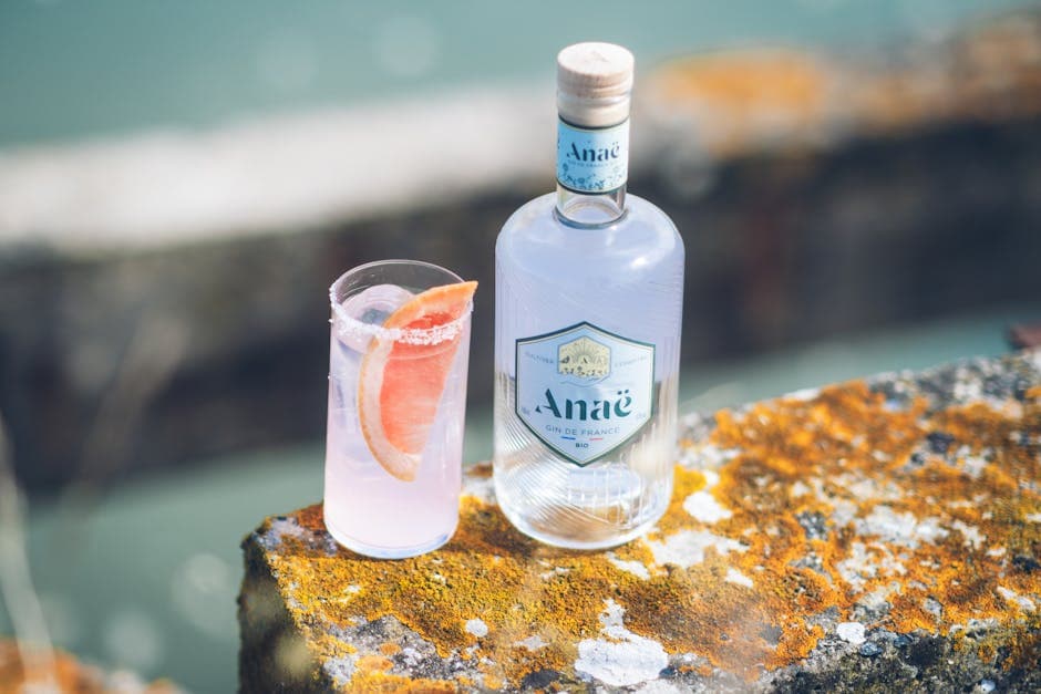 Vårfest cocktail med gin og sitrus