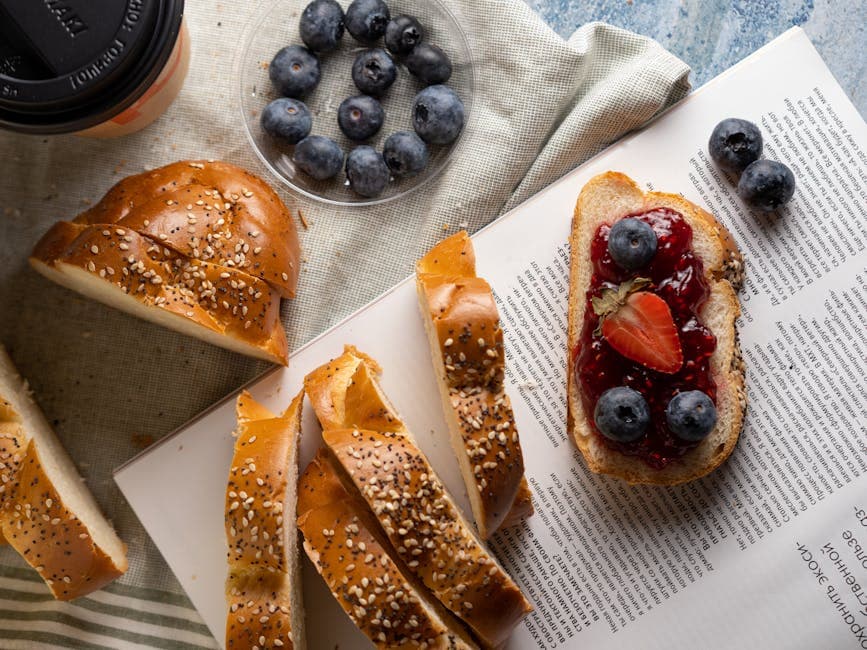 Challah-brød med kirsebær- og ricottafyll