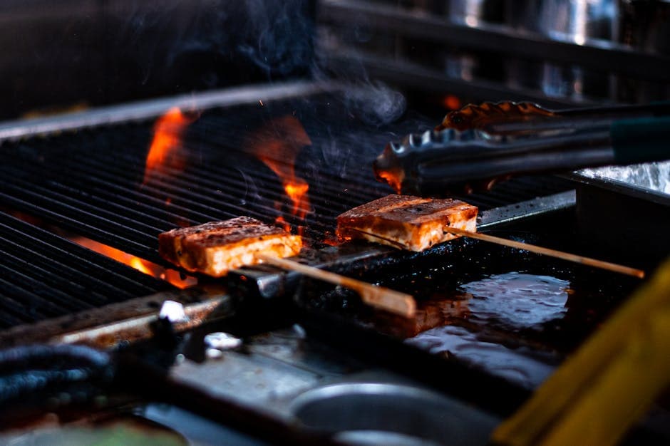 Sverdfisk med ingefær-BBQ-saus