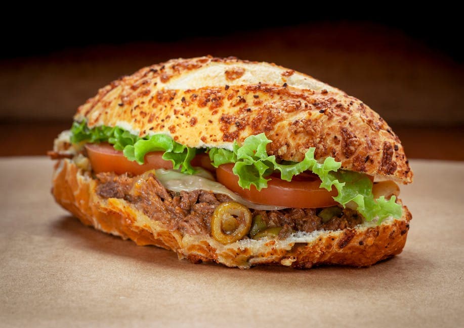 Comiskey panert biffsandwich med giardiniera