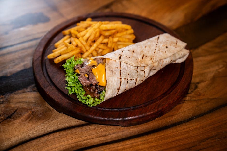 Adobo kyllingwrap med chipotle og cheddar