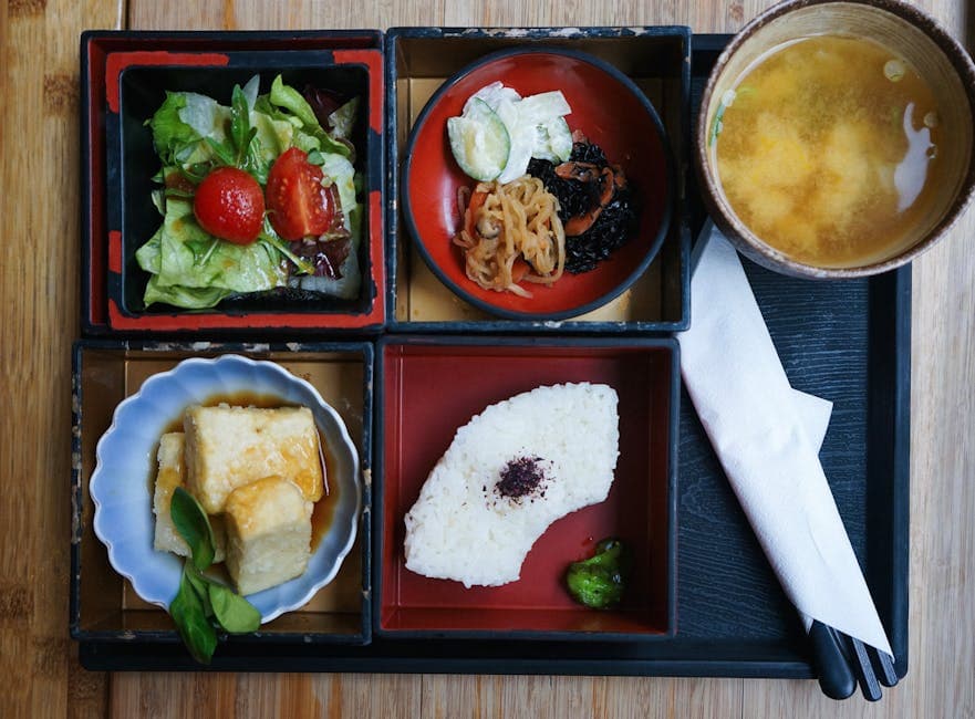 Miso-marinert tofu med wokgrønnsaker