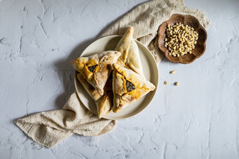 Gresk spanakopita (spinattriangler eller pai)