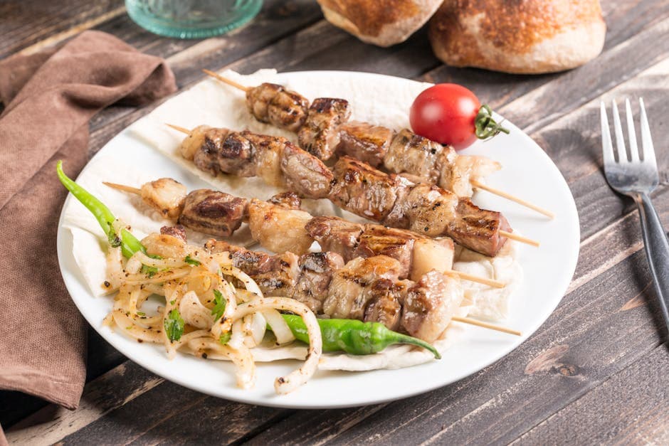 Grillet lam med Rioja-vinaigrette og endivesalat