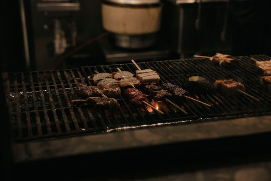 Grillet tunfisk, laks og yellowtail med tre dippsauser