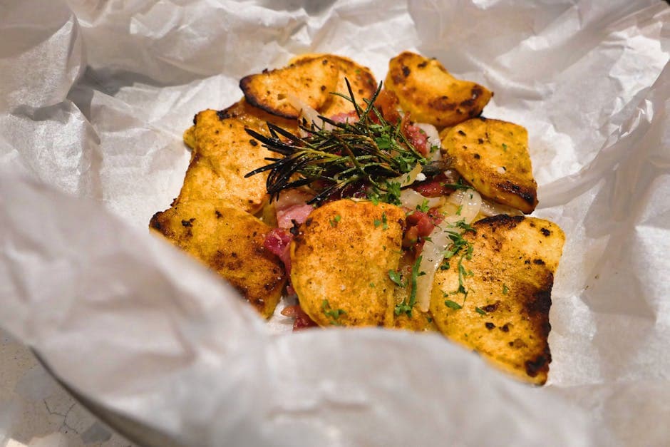 Ovnsbakte potetchips med rosmarin