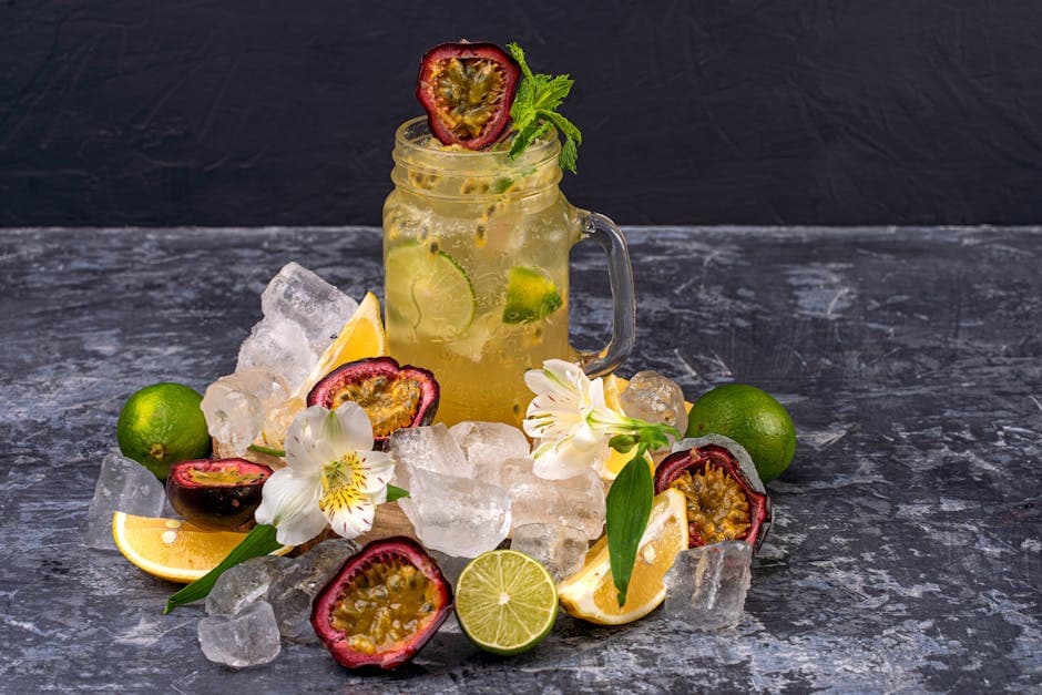 Tropisk Hurricane Pasjonsfruktpunch