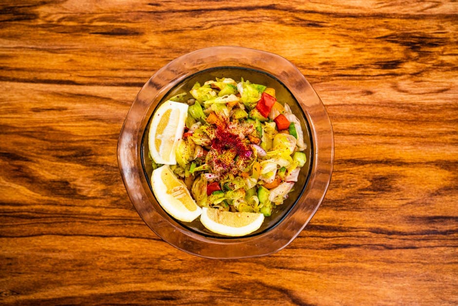 Smørbønnesalat med paprika og sitron