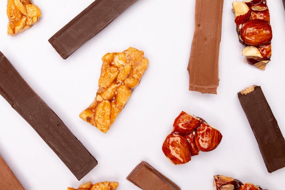 Gourmet pretzelstenger med karamell og sjokolade