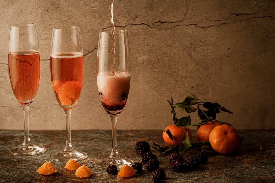 Festlig champagnepunsj til nyttår