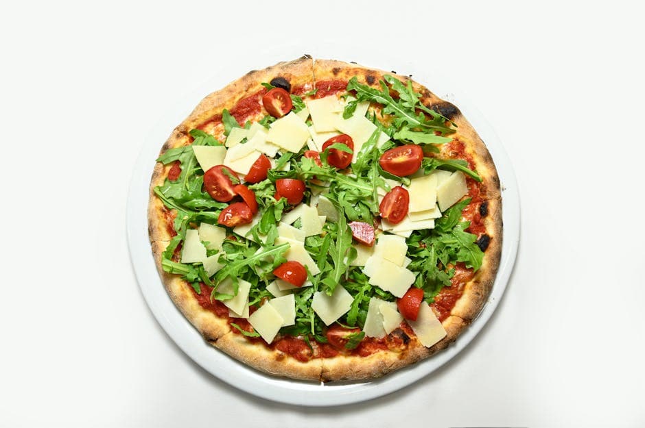 Flatbrødsalatpizza