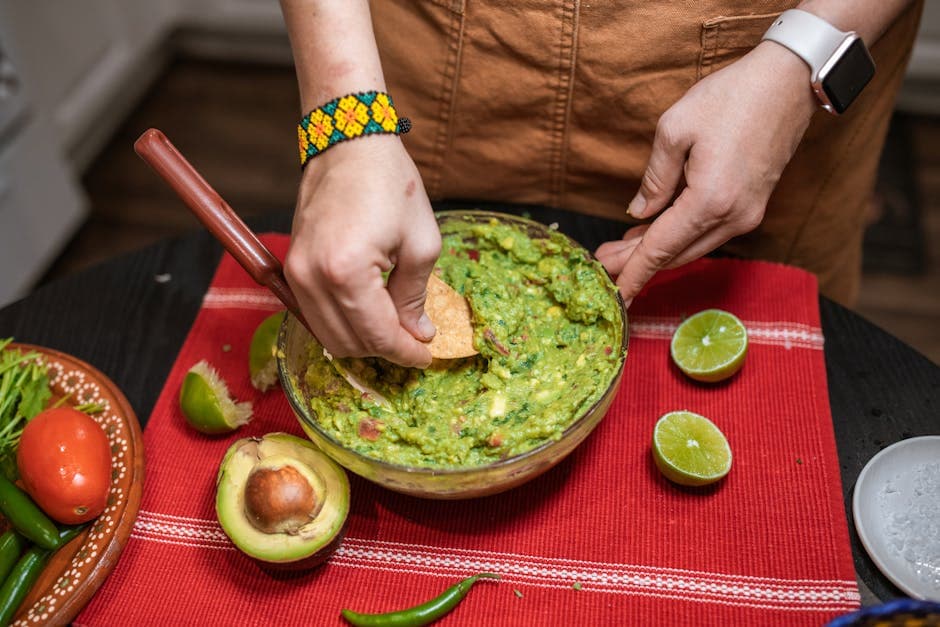 Autentisk guacamole med serrano og koriander