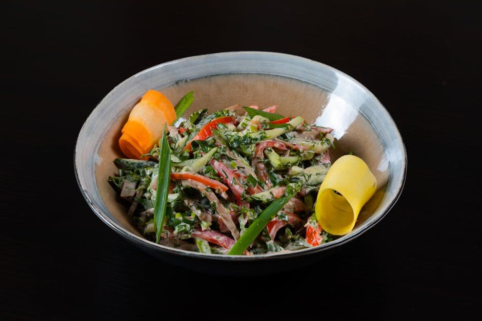 Marinert kålsalat med paprika