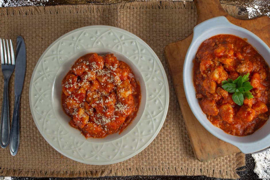 Gnocchi Pomodoro med frisk tomatsaus