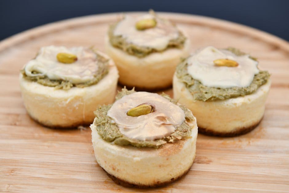 Appelsin- og ricottakake med pistasj