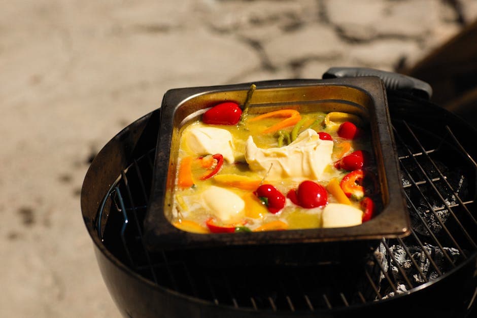 Grillet Mac and Cheese med Paprika